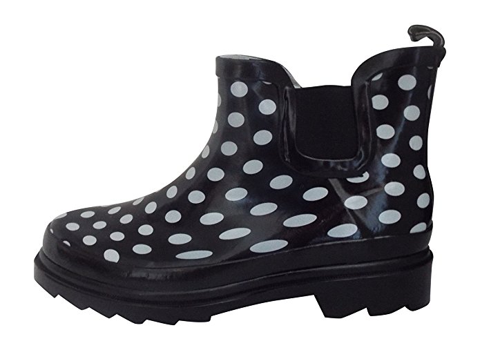 Women's Short Ankle Rubber Rain Boots Multiple Styles Available