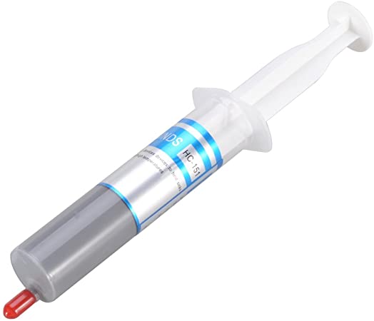 30g Grey Thermal Grease Paste Compound Silicone Syringe for CPU Heatsink Chip