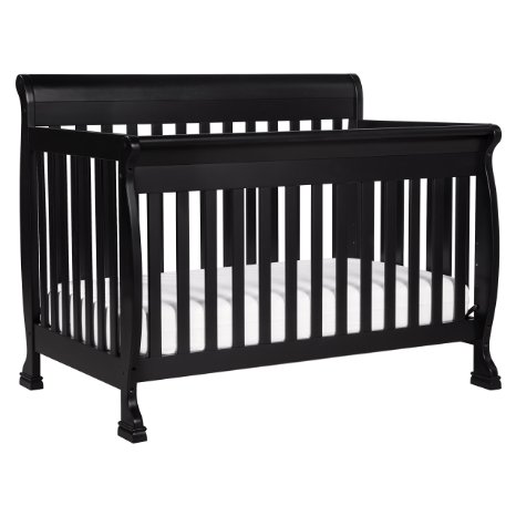 DaVinci Kalani 4-in-1 Convertible Crib with Toddler Rail, Ebony