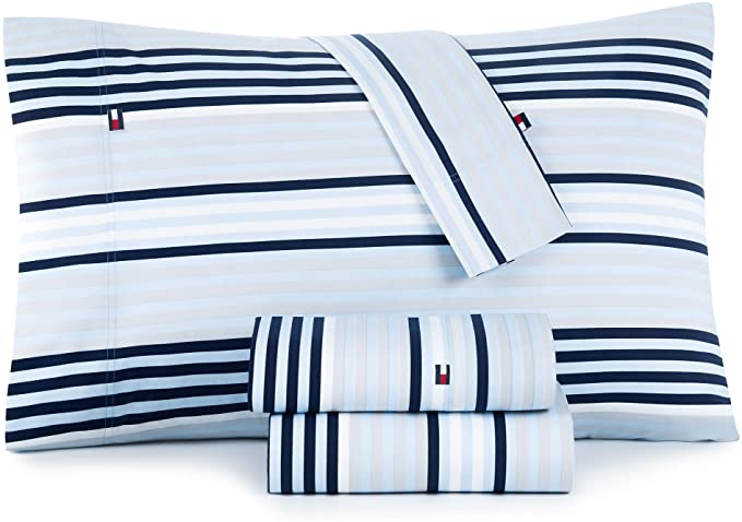 Tommy Hilfiger Ocean Stripe Sheet Set