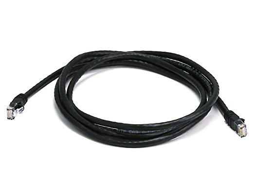 Monoprice 7-Feet 24AWG Cat6 550MHz UTP Bare Copper Ethernet Network Cable, Black