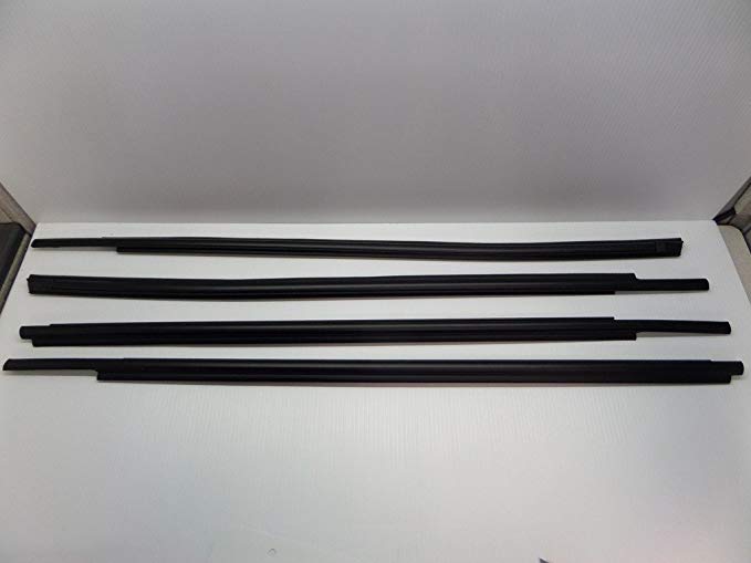 Toyota Tundra Crewmax 2007 - 2015 4pc Exterior Weatherstrip Belt Molding Set Genuine OE OEM