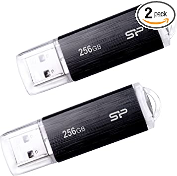 Silicon Power 2-Pack 256GB USB 3.0/3.2 Gen1 USB Flash Drive Blaze B02