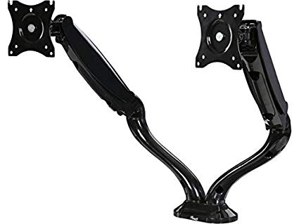 Rosewill Dual Monitor Desk Mount, Adjustable Monitor Stand Full Motion Gas Spring Arms Fits Two Screens up to 27”, 13.2 lbs per Arm, RMS-16002