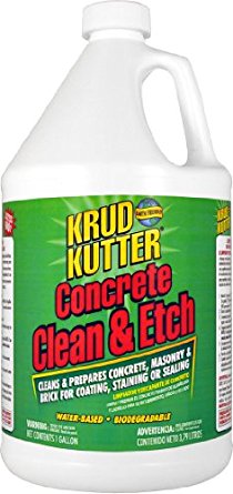 Krud Kutter CE01 Concrete Clean and Etch with Bland Odor, 1 Gallon