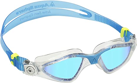 Aqua Sphere Kayenne Swim Goggles - Made in Italy - Adult UV Protection Anti Fog Swimming Goggles