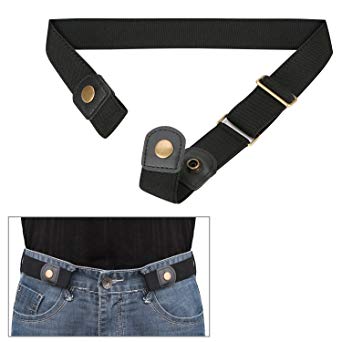No Buckle Comfortable Elastic Stretch Belt for Men and Women Invisible No Bulge No Hassle Soft Breathable Adjustable