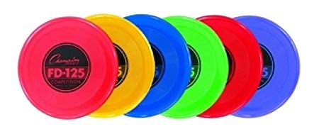 Champion Sports Plastic Flying Disc, 125 g, Assorted Colors
