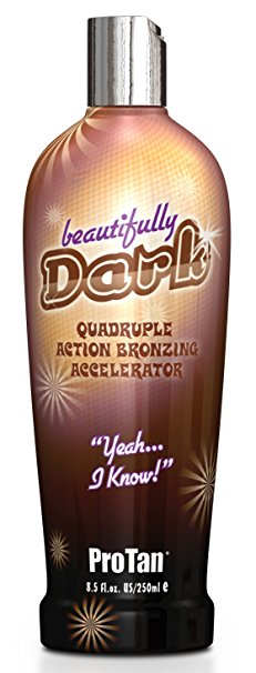 ProTan Pro Tan Beautifully Dark Bronzer Indoor Tanning Salon Bronzing Tan Lotion 8.5 fl oz 250mL e 8.5 Oz