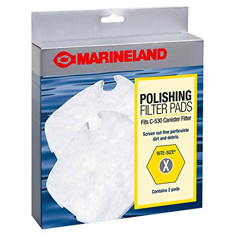 Marineland Polishing Filter Pads for Canister Filters, 2-Count