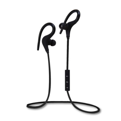 Noise Cancelling & Sweatproof Wireless 4.1 Bluetooth Stereo Headphones w/Mic for iPhone 6 and more