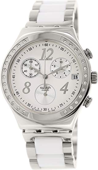 Swatch Dreamwhite Chronograph Unisex Watch - White