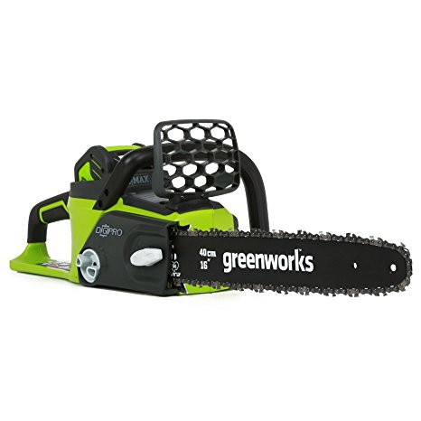 GreenWorks 20322 G-MAX 40V 16-Inch Cordless Chainsaw, Battery and Charger Not Included