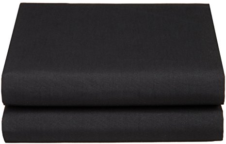 Luxury Queen fitted sheet brushed microfiber, Black