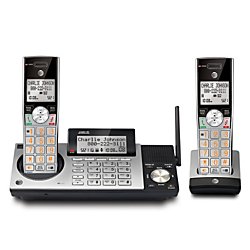 ATT DECT 6.0 Cordless Phone With Digital Answering System, CL83215, 2 Handsets