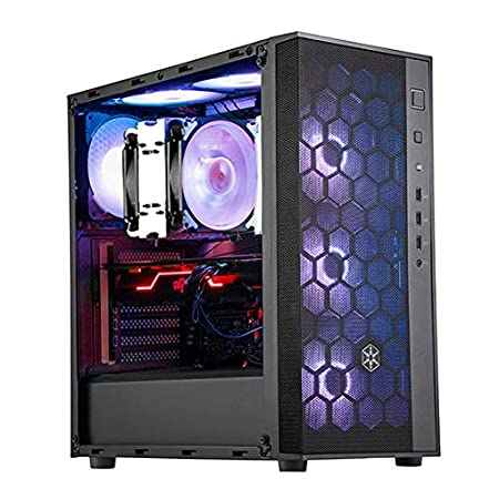 Electrobot Gaming Tower PC - Ryzen 5 5600X, Nvidia RTX 3060TI 8GB, 16GB RAM, 1TB HDD, 240GB SSD with 4 RGB Cooling Fans with Controller