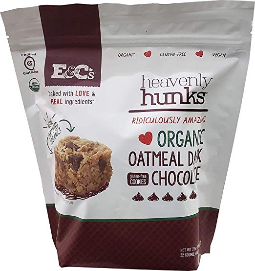 Heavenly Hunks Organic Dark Chocolate Oatmeal 22 Oz, 22 oz - PACK OF 2