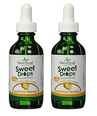 Wisdom Natural SweetLeaf Liquid Stevia (Valencia Orange (Set of 2))