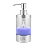 S2 High Quality Stainless Steel Liquid Soap or Lotion Dispenser with Pump made by All Thats Original great for Bathroom and Kitchen