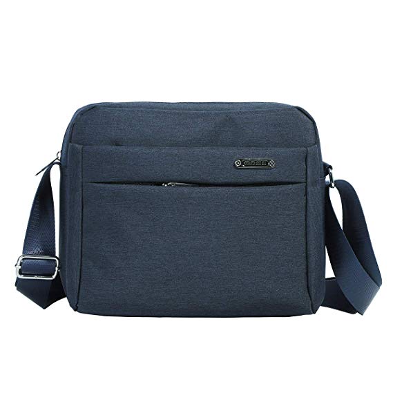 Men's Messenger Bag - Crossbody Shoulder Bags Travel Bag Man Purse Casual Sling Pack for Work Business (1503-3-Navy)