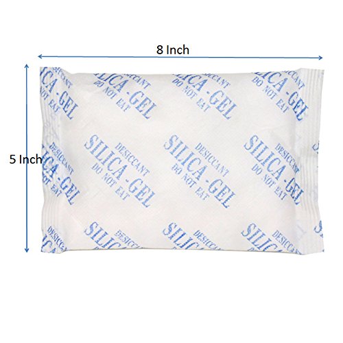 400 Gram Pack of 10 "Dry&Dry" Silica Gel Packet Desiccant Dehumidifiers