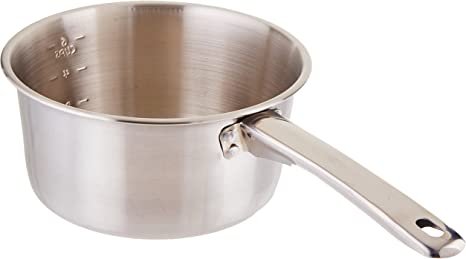 Winco SAP-2 Stainless Steel Sauce Pan, 2-Quart,Medium