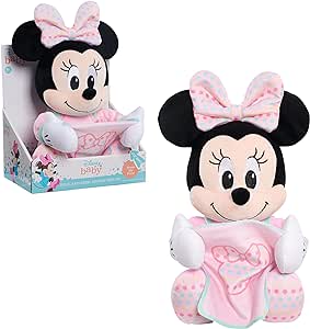 Disney Baby 11-inch Hide-and-Seek Minnie Mouse Interactive Plush, Music, Phrases, And Motion, Kids Toys for Ages 09 Month by Just Play