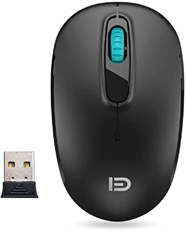 i310 Wireless Mouse - Silent Clicks for Quiet Places Like Library,Office,Hostipal, Conference and More (2.4G,Medium Size,AAA Battery Included)