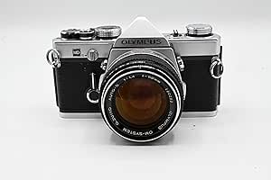 Chrome Olympus OM-1 OM1 SLR Film Camera with Olympus 50mm f/1.4 Lens (Renewed)