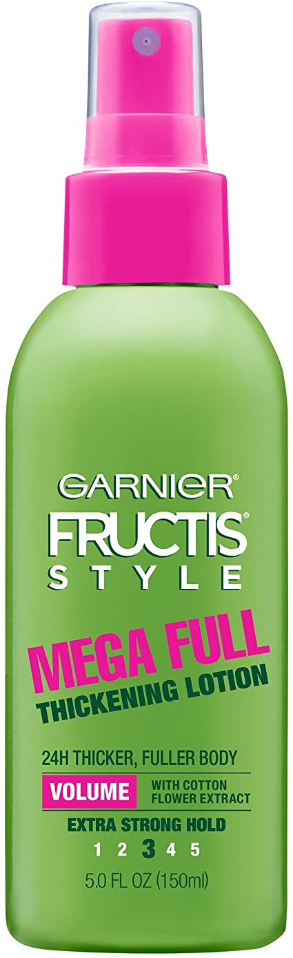 Fructis Style Mega Full Thickening Lotion, All Hair Types, 5 oz. (Packaging May Vary)