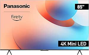 Panasonic W95 Series (Newest Model) 85-inch Mini LED 4K Ultra HD Smart TV with Fire TV, Local Dimming Ultra, 144Hz Refresh Rate - TV-85W95AP