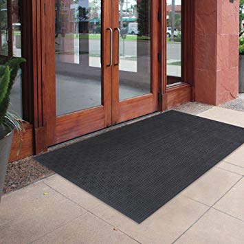 72 x 48 Oversized Commercial Rubber Black Door Mat Large Outdoor Doormat Floor
