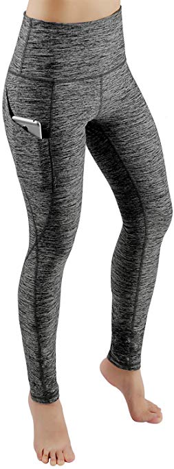 ODODOS Out Pocket High Waist Yoga Pants,Tummy Control,Pocket Workout Yoga Pant