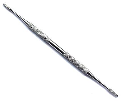 Ingrown 'Blacks' file. Nail Probe. 16.5cm Double Ended Stainless Steel. CE Approved