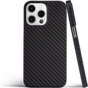 totallee Thin iPhone 13 Pro Case, Thinnest Cover Ultra Slim Minimal - for Apple iPhone 13 Pro (2021) (Carbon Fiber Pattern)