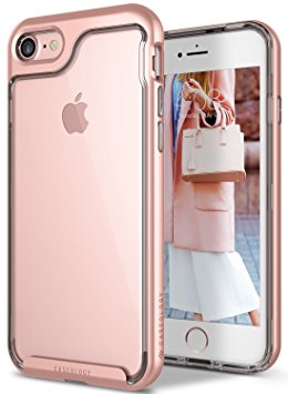 iPhone 7 Case, Caseology [Skyfall Series] Transparent Clear Enhanced Grip [Rose Gold] [Slim Cushion] for Apple iPhone 7 (2016)