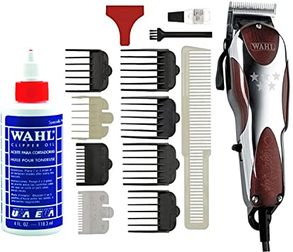 Wahl Professional 5-Star Magic Clip #8451 – Great for Barbers and Stylists – Precision Fade Clipper with Zero Overlap Adjustable Blades, Variable Taper & Texture Settings (with Clipper Oil)