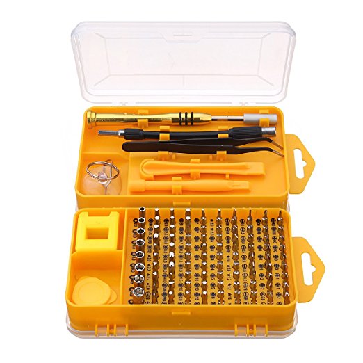 Screwdriver Tool Set, M.Way 108 in 1 Professional Precision Portable Opening Tool Compact Screwdriver Kit Set Multi-function Computer Repair Tools Essential Tools Digital Mobile Phone Repair Tool Kit