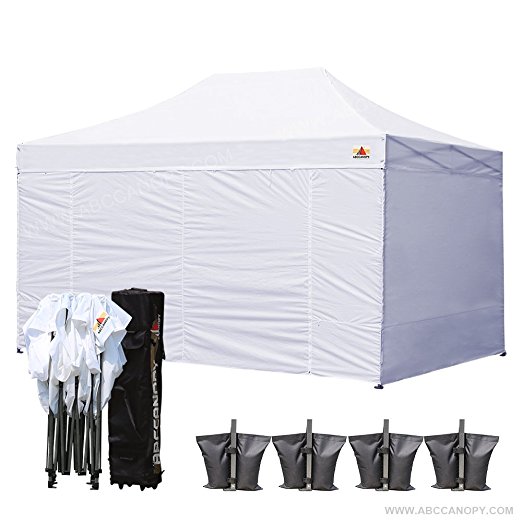 ABCCANOPY Pop Up Canopy Commercial Instant Canopy Ez Pop up canopy,Bonus Carrying Bag(30  Colors)