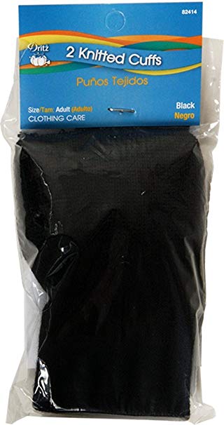 Dritz Clothing Care 82414 Knitted Cuffs, Adult Size (2-Count)