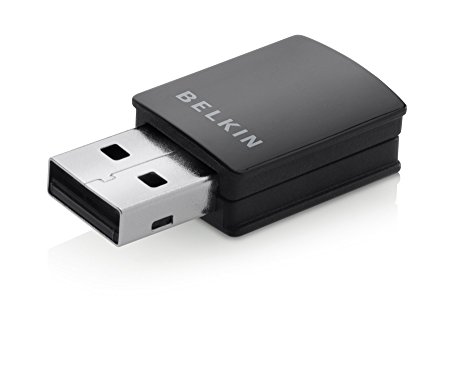 Belkin Surf  N300 2.4 GHz 300Mbps Micro Wireless USB Adapter Wireless Dongle