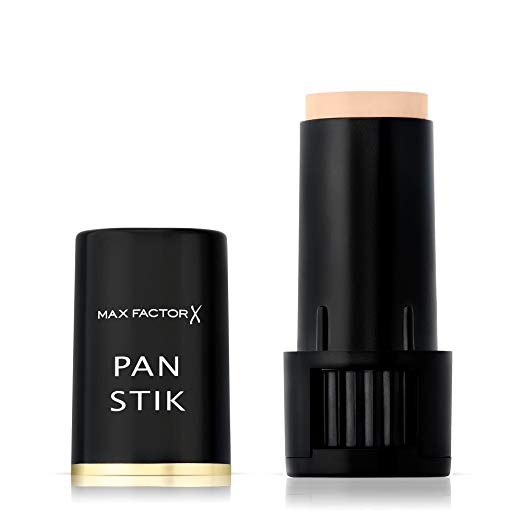 Max Factor Pan Stik Foundation, 12 True Beige, Full Coverage and Smooth Texture for Dewy Skin Look, 9 g