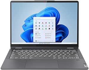 Lenovo IdeaPad Flex 5 2-in-1 Laptop 14" WUXGA IPS Touchscreen 6-Core Intel i3-1215U 8GB LPDDR3 512GB SSD UHD Graphics Thunderbolt 4 Wi-Fi 5 Backlit Keyboard Fingerprint Win11 Pro w/ONT 32GB USB