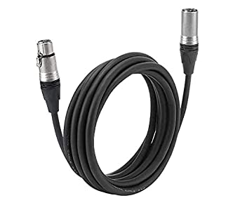 Kadence Professional Balanced 3 pin XLR Male to Female XLR Microphone, Guitar, Audio, Speaker Cable, 50% Extra Cooper Alloys for Easy Soldering XLR Cable 3MTR