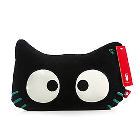 1x Luminous Cat Car Seat Headrest Neck Rest Cushion Pillow ,May Shine At Night Neck Pillow for Car Seat
