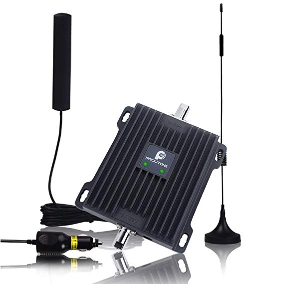 Cell Phone Signal Booster for Car, Truck and RV - 2G 3G 4G LTE 850/1700 MHz Signal Booster Dual Band 5/4 Repeater Amplifier Kit Enhance Cellular Voice & Data Signal in Vehicle