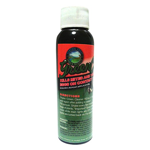 Green Cleaner, 4 Ounce - Spider Mite Killer and Powdery Mildew Fungicide