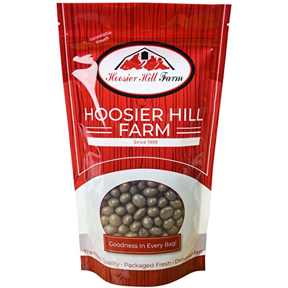 Hoosier Hill Farm Gourmet Milk Chocolate Covered Espresso Beans, 5 Pound