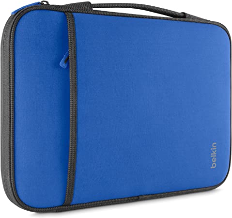 Belkin Laptop Sleeve for Surface Pro, MacBook Air, Chromebook, and Other 11-Inch Devices (Blue)