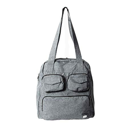 Lug Puddle Jumper Packable Bag, Water Color Purple Shoulder Bag